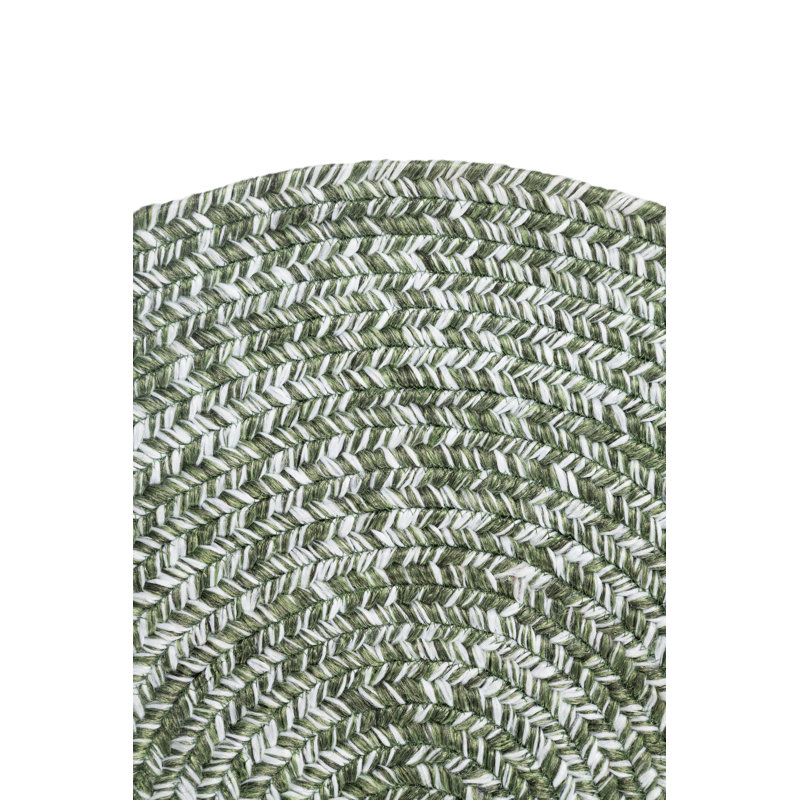 Kaden Camouflage Hand Woven Indoor / Outdoor Area Rug Set, Oval 60 x 120cm