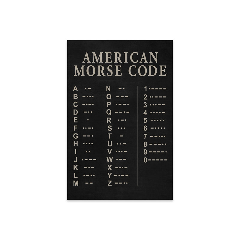 " Morse Code " Painting