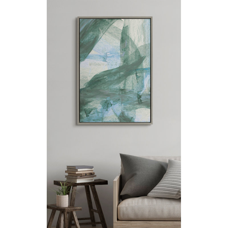 Reproduction d'art sur toile encadrée "Le miroir" par Mentor