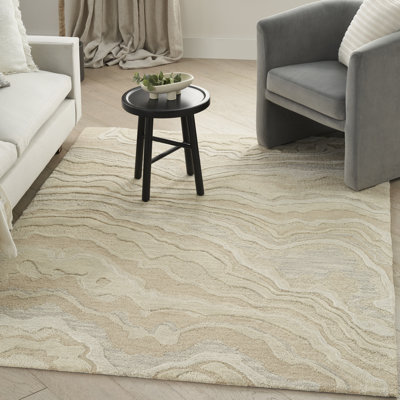 Cahide Abstract Handmade Area Rug