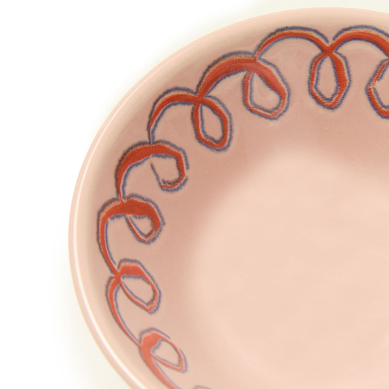 Amalfi Berry Bowl - Pink - 4.5", Pink