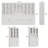 White Book Cabinet Storage Bookcase, 5-Tier Modern Bookshelves With 18 Doors