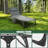 Patio Chaise Lounge Chair, Outdoor Portable Adjustable with 5 Positions Folding Pool Recliner with Mattress Max Weight Capacity 440 lbs-72089865