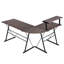 Hillsborough L-Shaped Metal Base Writing Desk
