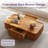 55.2" Modern Solid Coffee Table With Hidden Storage