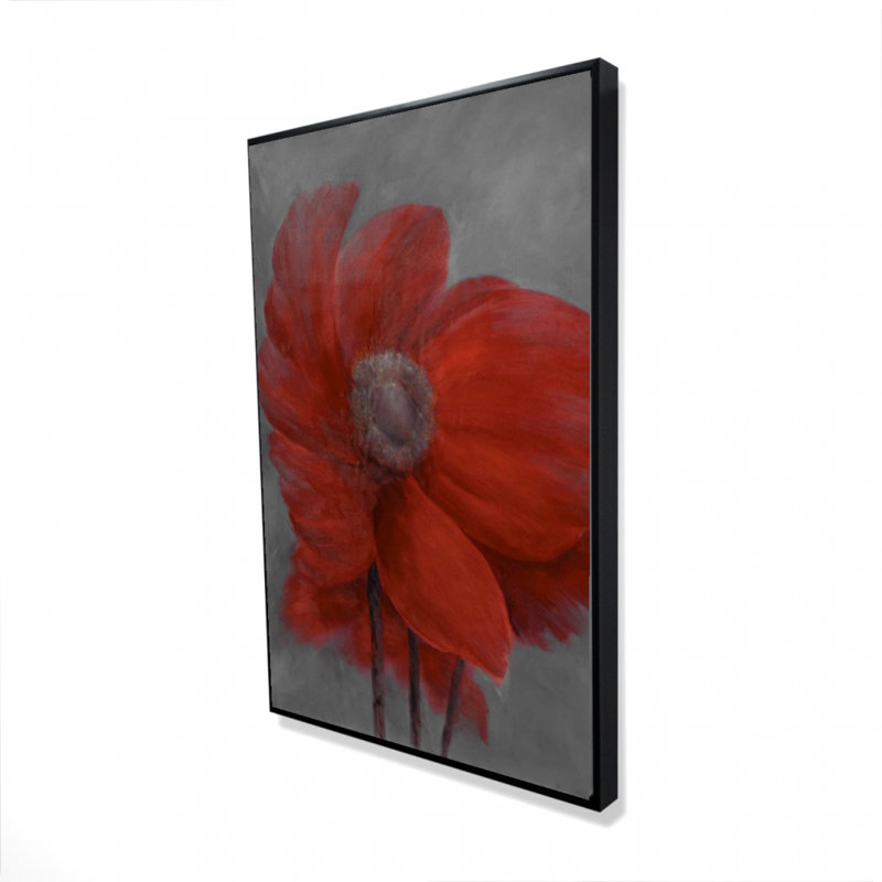 " Red Flower In The Wind "