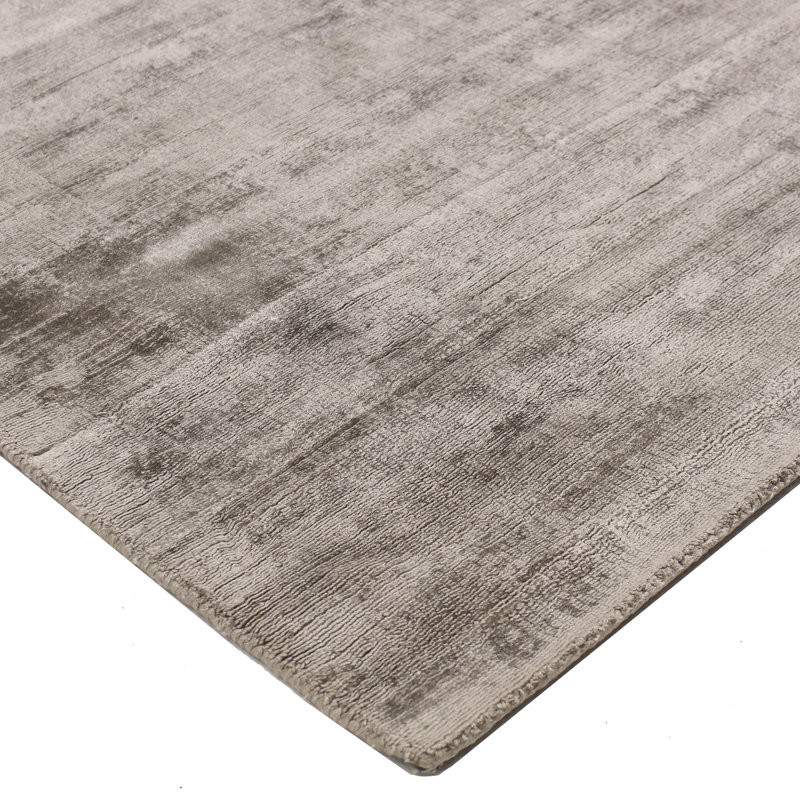 Silk Area Rug in Sand, Rectangle 6' x 9'