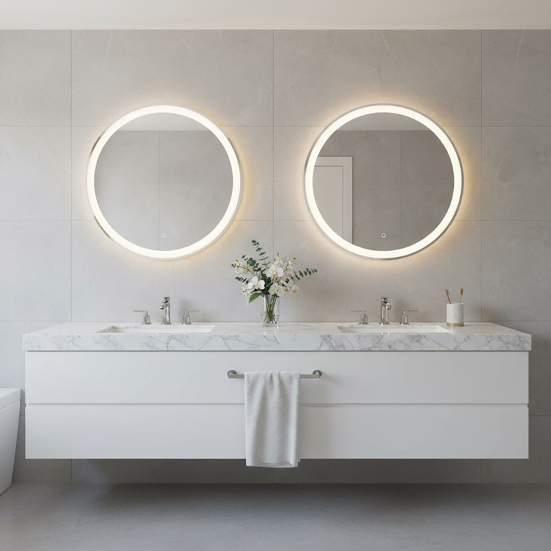 Reflections Round Wall Mirror, 23.6" x 23.5"