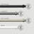 White Mosaic Adjustable Single Curtain Rod
