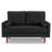 Velvet Lounge Sofa Seats 3, Highly Resilient And Comfortable Design, Comes With 2 Pillows, Suitable For A Variety Of Home Spaces-2030646559-2030646556