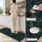Teal Scale Non-Slip Washable Kitchen Mats