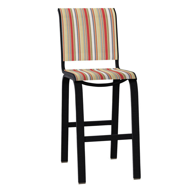 Tabouret de bar 29,5 po Holna, Noir texturé, Fiesta