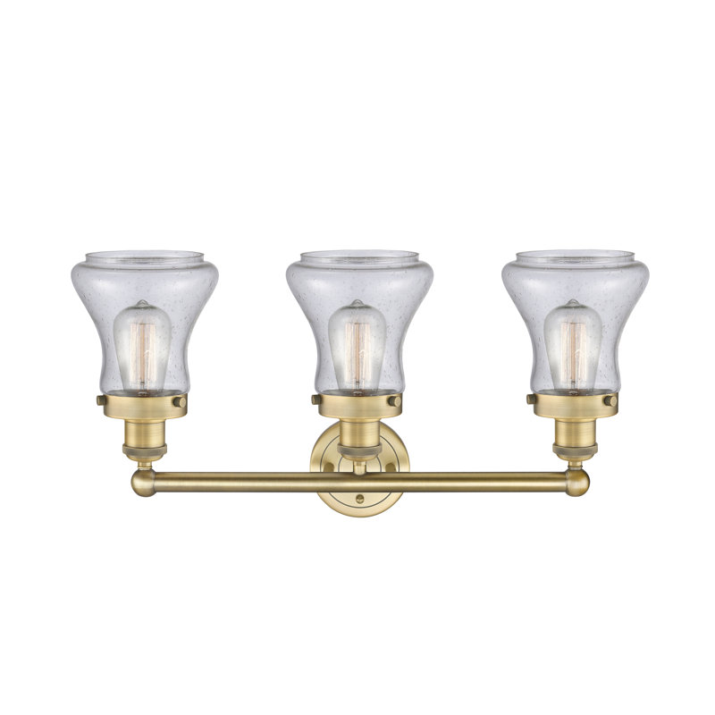 Asadbek 3 - Light Dimmable Vanity Light, Mercury, Brushed Brass