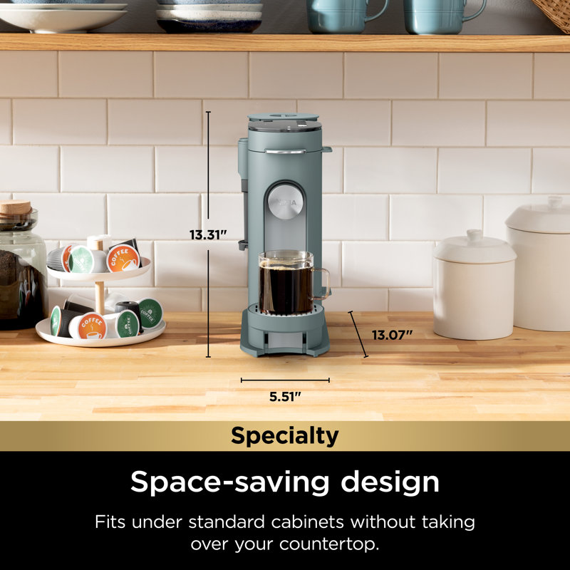 Ninja® Single-Serve Pods & Grounds Specialty Coffee Maker, Sage Green