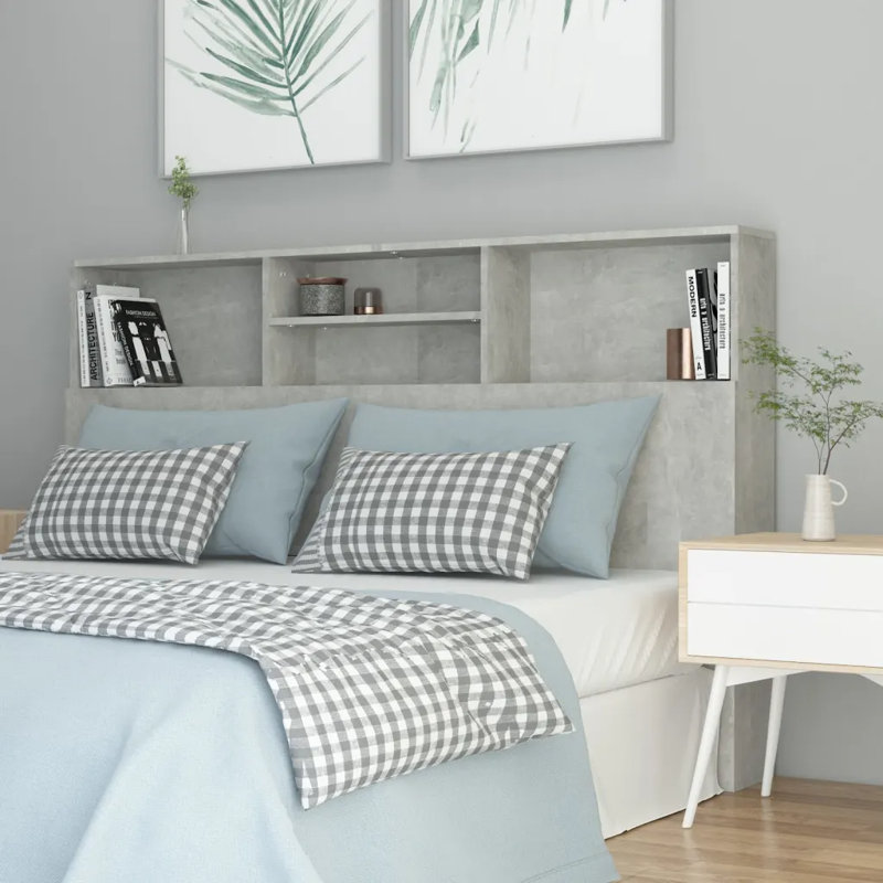 Brianah Headboard, Double (4'6), Grey