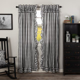 Annie Buffalo Check 100% Cotton Checkered Room Darkening Rod Pocket Curtain Panels