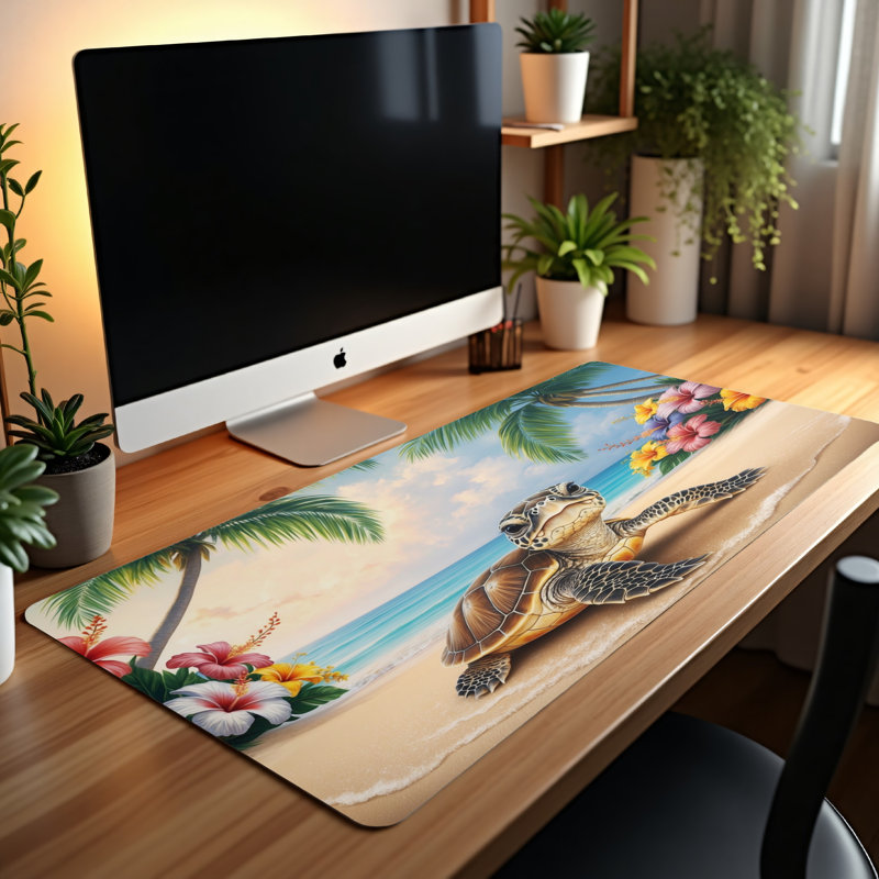 Polyester Desk Pad, 31.5x15.5