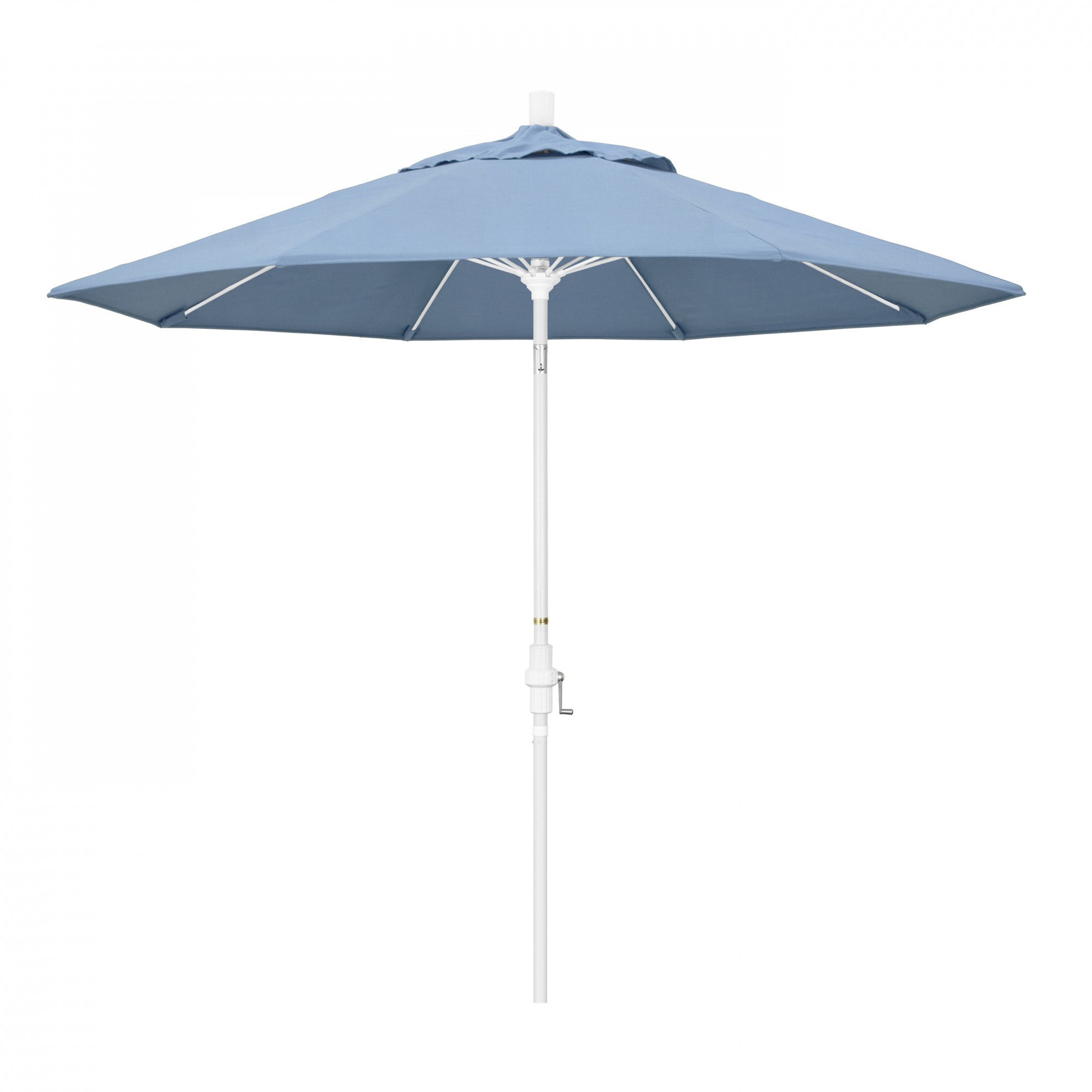 Roverta 108'' Sunbrella® Outdoor Umbrella, Canvas Air Blue Sunbrella® Canvas
