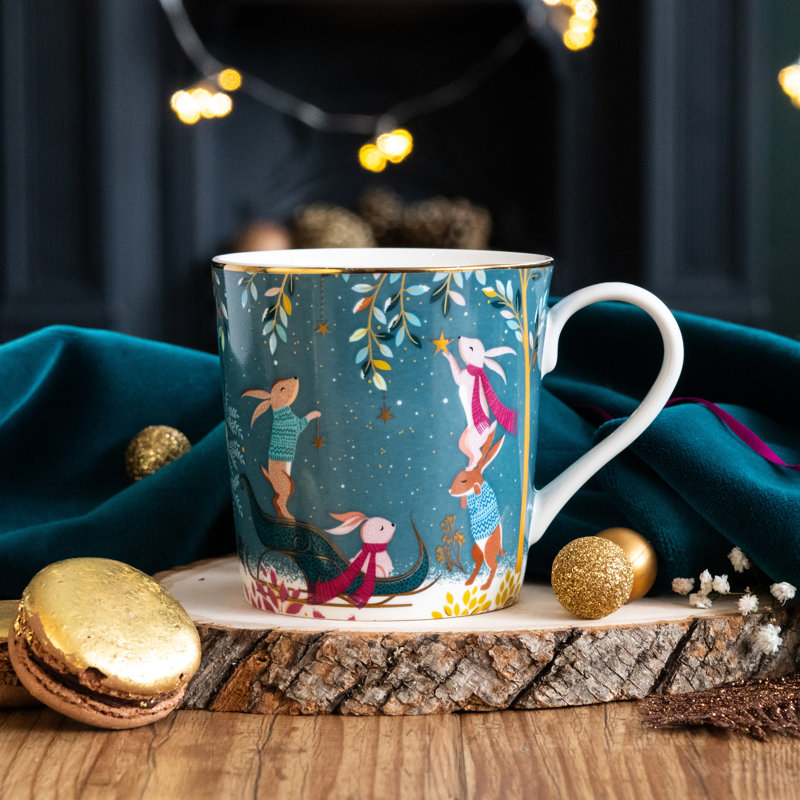 Sara Miller, Woodland Tales - Rabbit Sleigh Mug