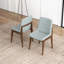 Chaise d'appoint rembourrée en bois massif Halladay-1724291165