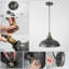 Luminaire suspendu dôme 1 lumière gris antique
