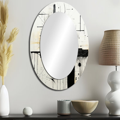 Miroir mural moderne blanc Siclen