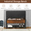 4 Pair Shoe Storage Bench