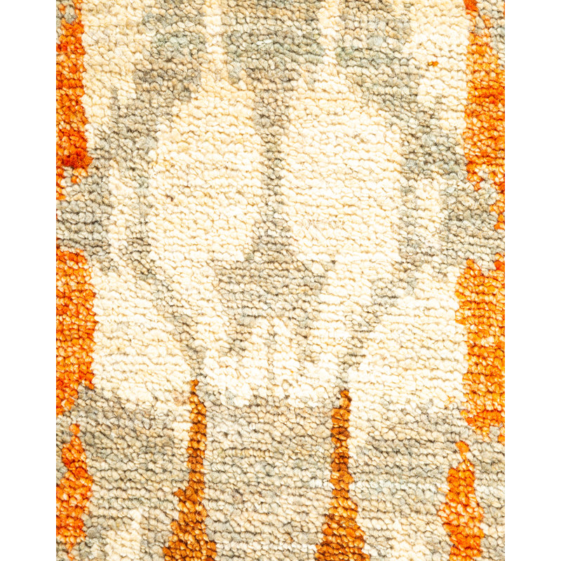 Contemporary One-of-a-Kind 6' 0" X 9' 1" Hand Knotted Area Rug