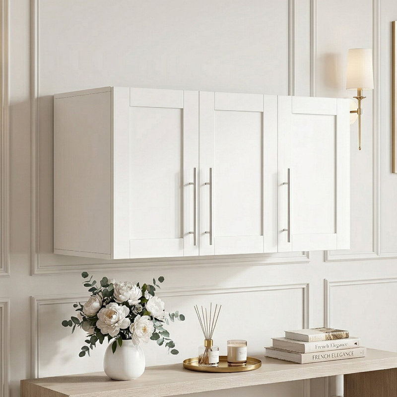 Kacem Modern style multi-functional storage cabinet with shelves for kitchen and bathroom
