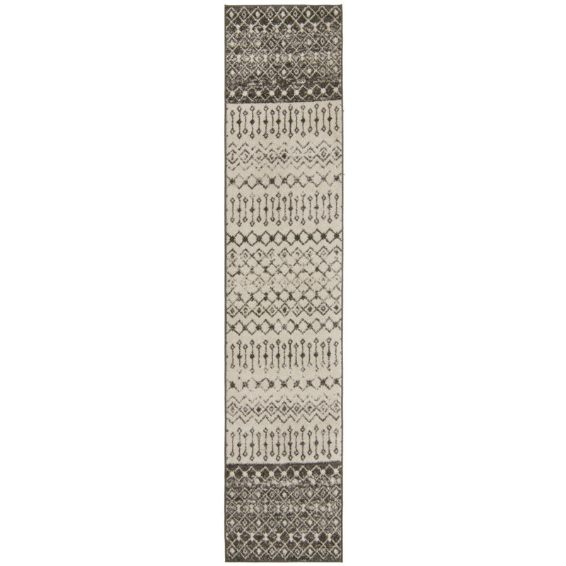 Abstract Indoor Rug, Runner 2'7" x 12'