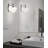 Tecumseh Iron/Glass schoolhouse LED Vanity Light-865946482