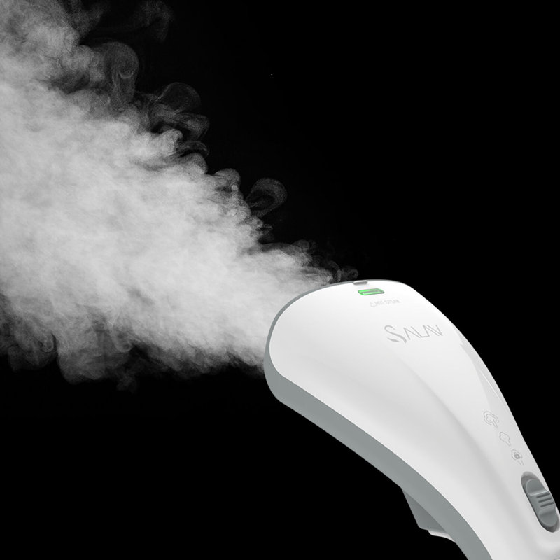 Salav QuickSteam Handheld Steamer with Dual Steam Settings, Gray