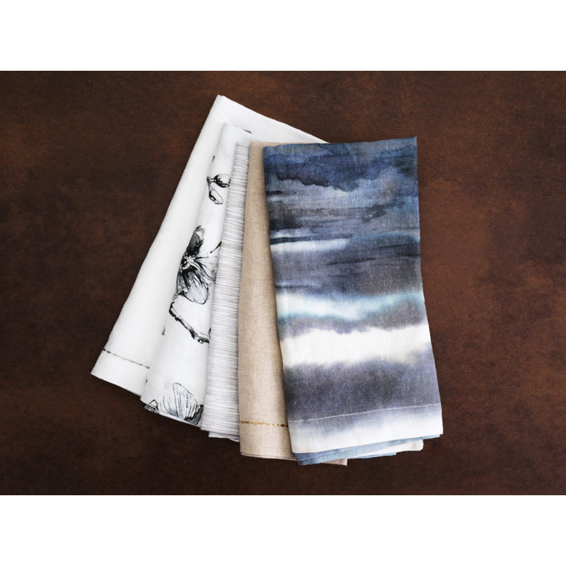 After The Storm Linen Square Napkins