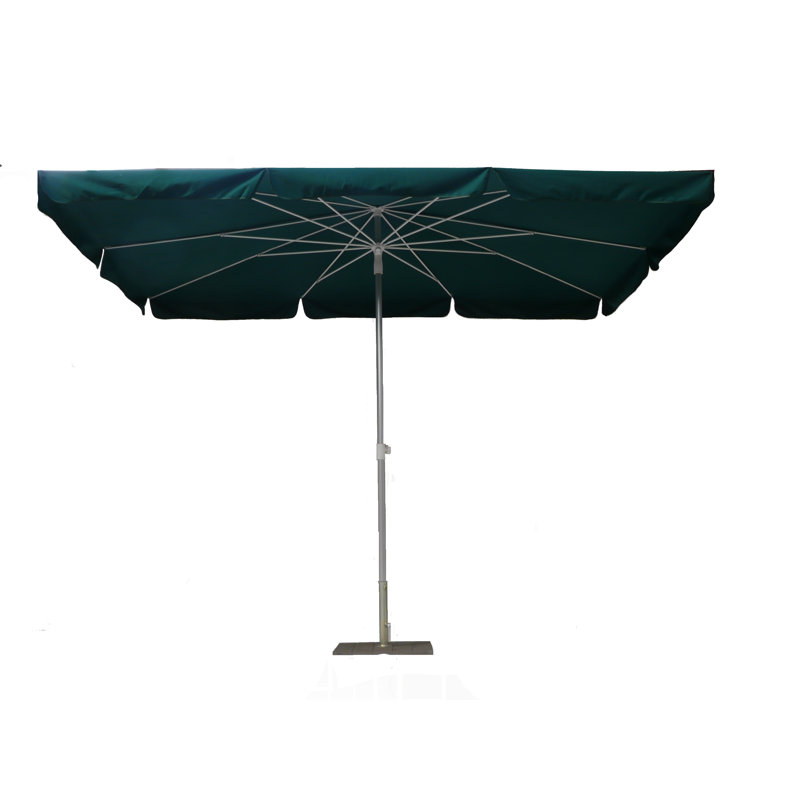 Aria 210cm X 130cm Rectangular Market Parasol, Green