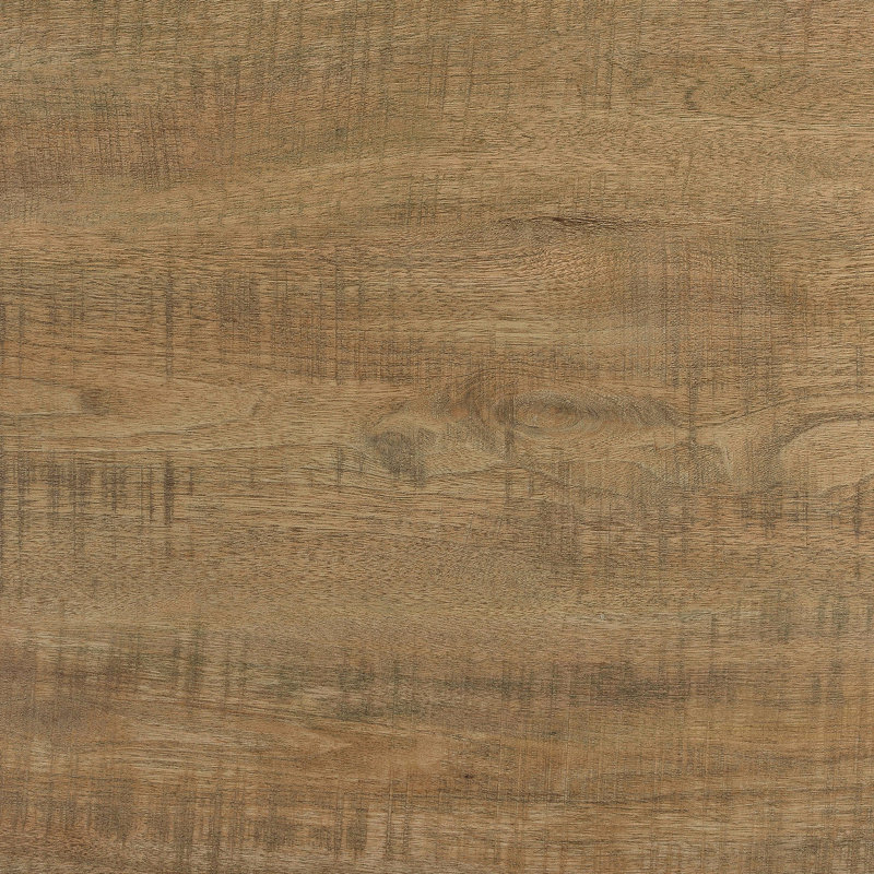 Table basse rectangulaire en bois d'ingénierie au fini manguier, idéale pour un salon décontracté et invitant, table de 15,86 po de hauteur, 46,14 de largeur et 23,5 po de profondeur, stable avec centre à côtés solides