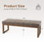 Boucle Upholstered Bench-122712865