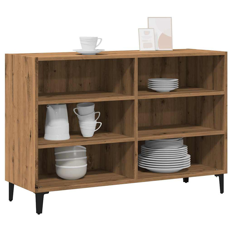 Ayanti 70cm H x 103.5cm W Bookcase, Artisan Oak