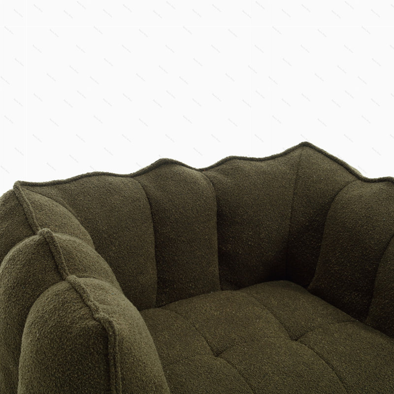 Canapé rembourré Sofas, Chenille vert olive, 25.00" H × 41.20"W × 32.30"D