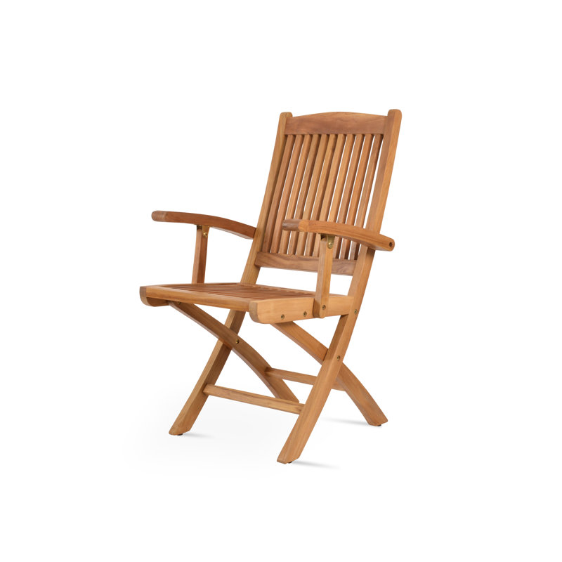 Chaise en bois de teck massif Pedasa
