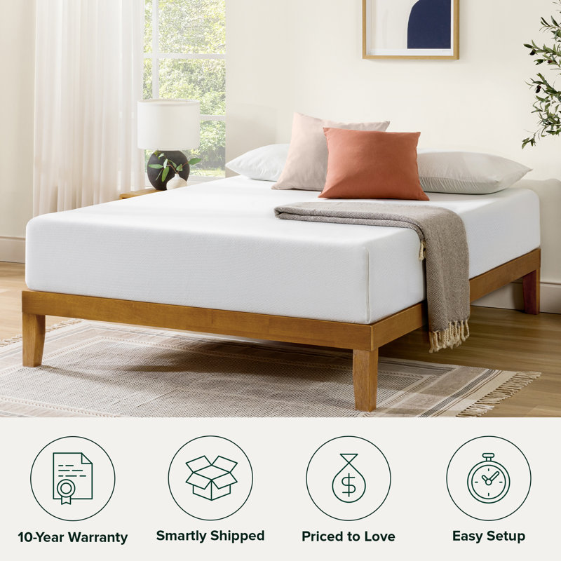 10" Firm Memory Foam Mattress - Sleep by Wayfair™, Full, 10"