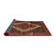 Tapis traditionnel brun / noir / rouge Hemke-1197032352