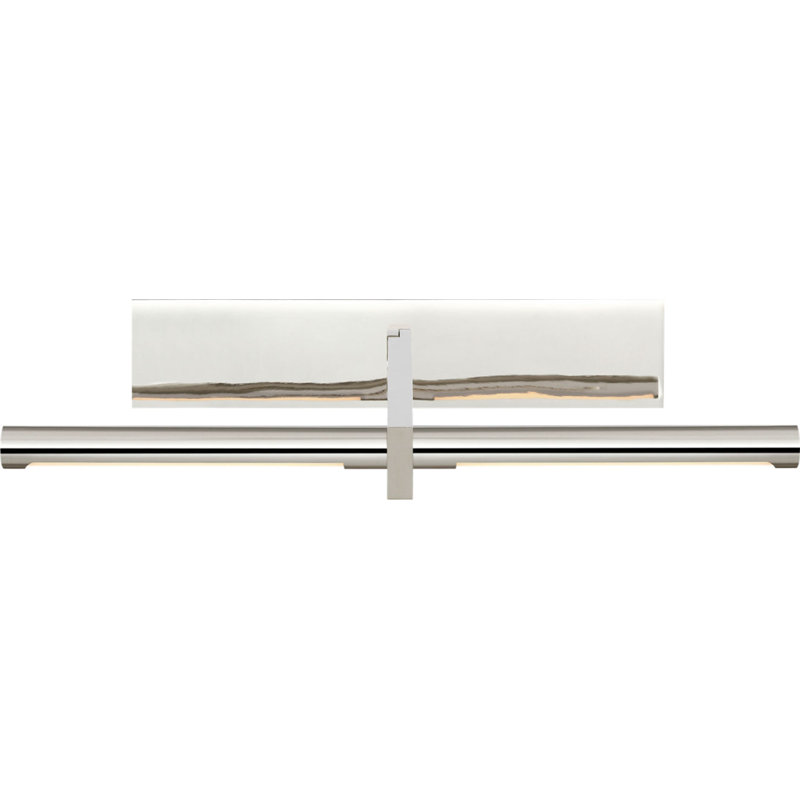Axis Pivoting Library Light, Polished Nickel, 3" H x 18" W x 13.25" D