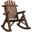 Chaise berçante Adirondack Rustic