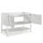 Caitline 48" W Modern Shaker Soft Close Doors Vanity Cabinet with Open Storage Shelf