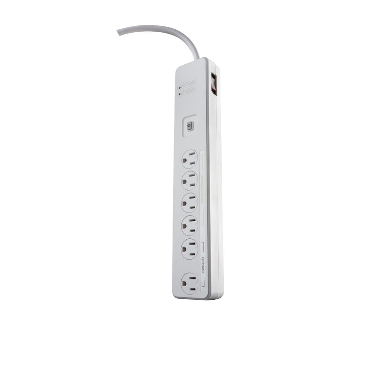 Buy 6 Outlet Energy Controlled Surge Protector w/Remote