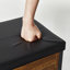 Ahzari Faux Leather Upholstered Storage Bench