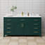 Beckett 66" Freestanding Single Bathroom Vanity with Cultured Marble Top-237132385-237588168-245638950