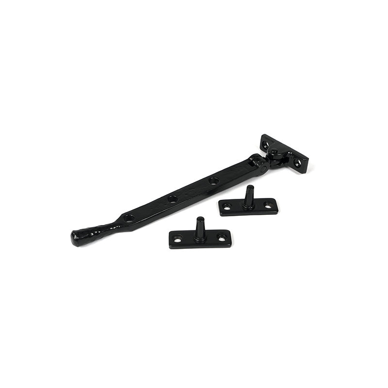 Hammered Newbury Stay, Black, 24.9cm H x 1.6cm W x 0.6cm D