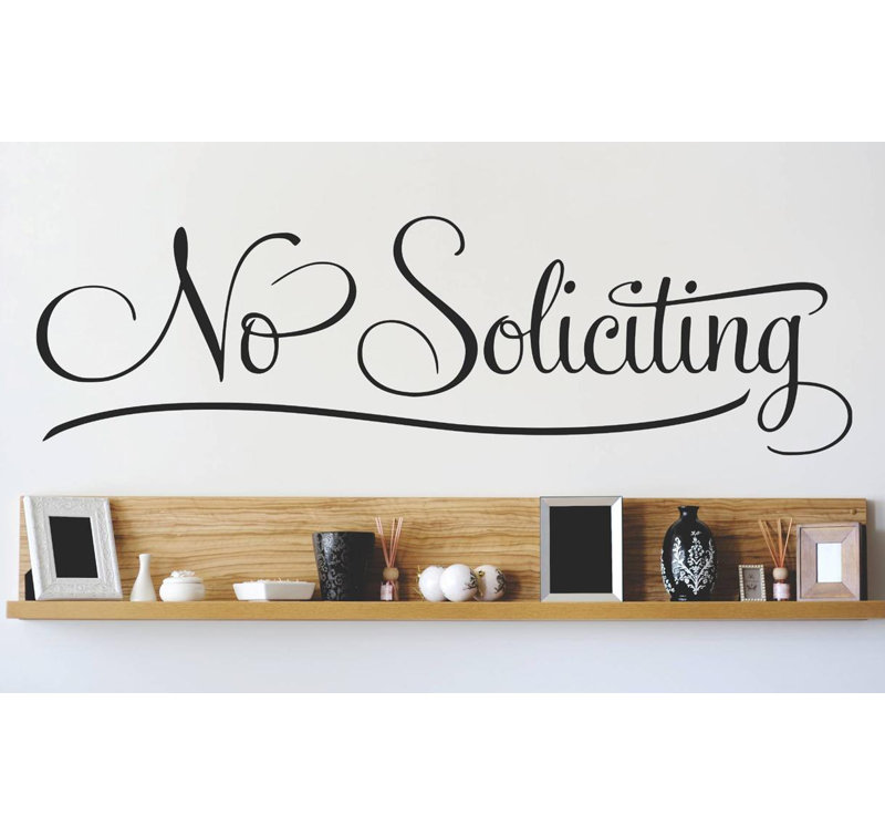 Wall Decal, 10" H x 40" W x 0.16" D, Black