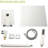 16 Inch Ceiling Mount Shower With Dual Head, Brushed Nickel Feature Mounted-120883111